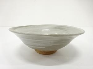 作家物　刷毛目　平茶碗